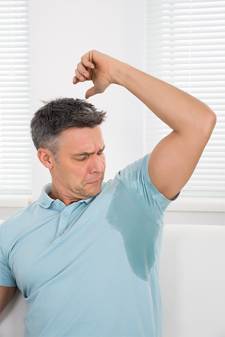 Transpiration excessive